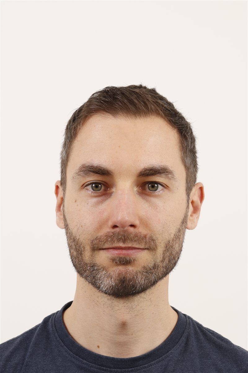 Example facial photograph from the database
